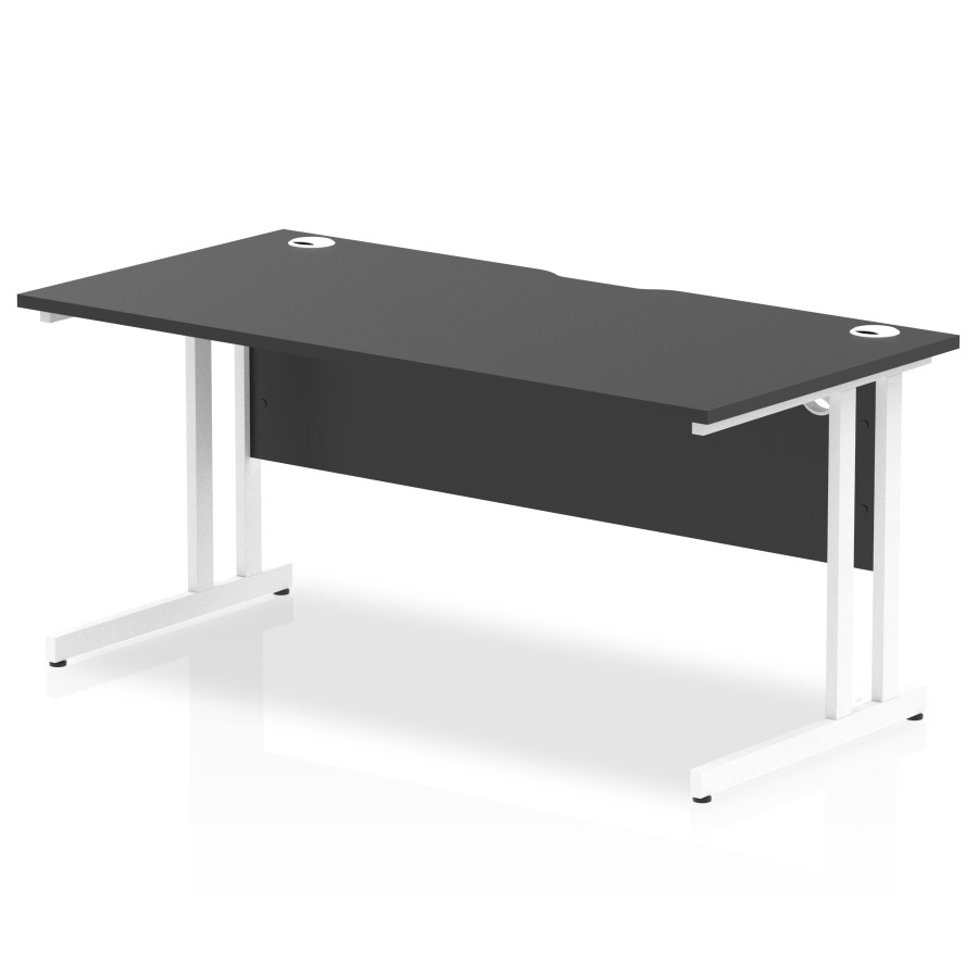 Rayleigh Black Series Straight Cantilever Desk